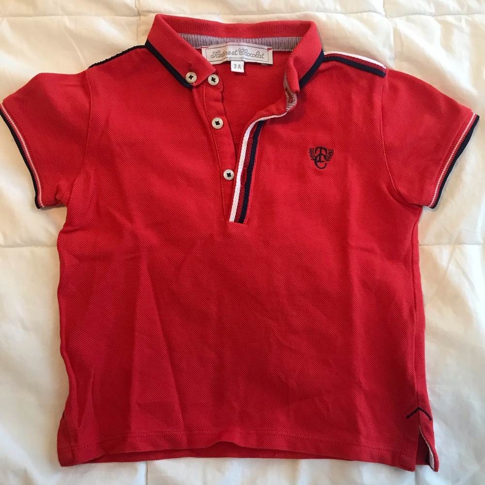 Darling Classic Tartine et Chocolat Polo in Baby Size 2
